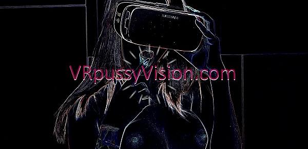  VRpussyVision.com - The first time and still pretty shy